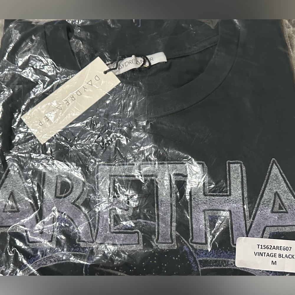 DAYDREAMER Aretha Franklin You Move Me Merch Tee Shirt Medium NEW NWT - Picture 2 of 3